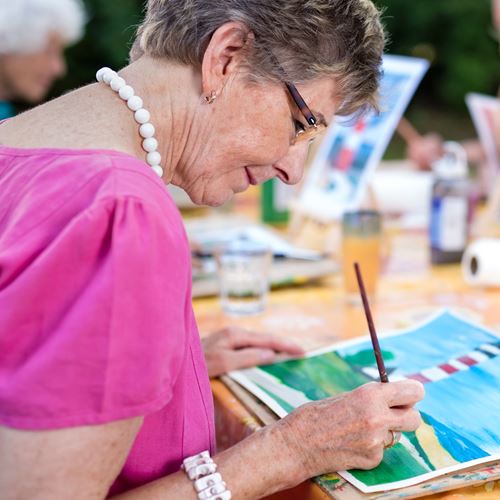 Arte con voz propia. Taller de arteterapia.