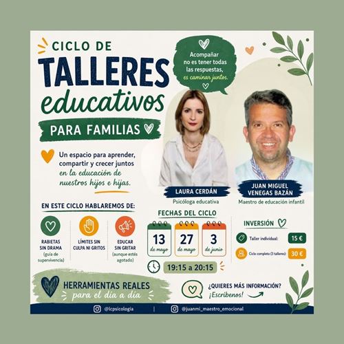 Ciclo de talleres educativos para familias