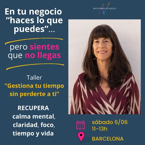 Gestiona tu tiempo sin perderte a ti