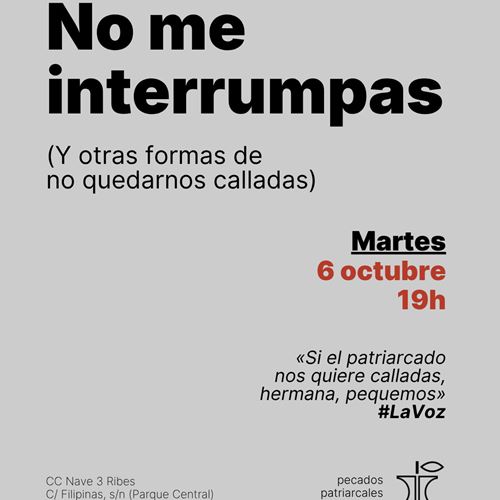 No me interrumpas