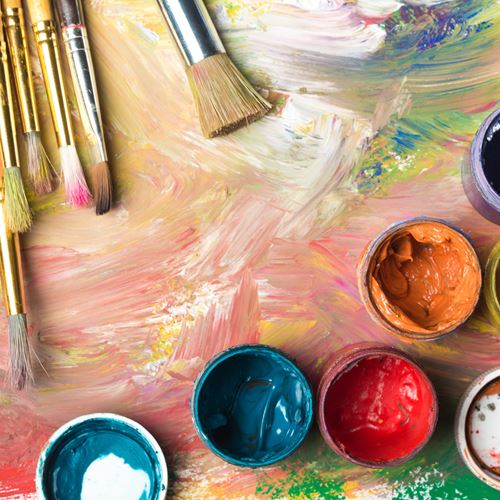 Pinta y colorea: taller de arte