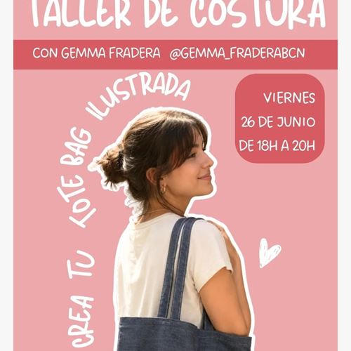 TALLER DE COSTURA: CREA TU TOTE BAG ILUSTRADA