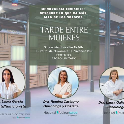 Tarde Entre Mujeres - Menopausia Invisible